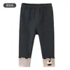 Pantis térmicos para niñas, leggings, mallas, nuevo estilo otoño e invierno, versión coreana transfronteriza, color liso primavera y otoño