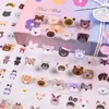 Pegatinas Mini de Animales de Dibujos Animados Lindos Coreanas Guka Manualidades DIY Foto Decoración de Teléfono Móvil Material de Pegatina
