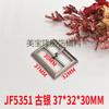 Hebilla japonesa de metal de aleación de alta calidad para equipaje, abrigo, gabardina, puños de ropa, tres hebillas ajustables, hebilla elástica