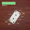 Peça reta de aço inoxidável código de ângulo multi-especificação código reto peça reta plana reta conector de móveis código de ângulo de uma palavra atacado