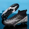 Comercio exterior transfronterizo zapatos de fútbol para hombre clavos rotos estudiantes de primaria adolescentes pareja de patos mandarines césped artificial tacos entrenamiento venta al por mayor