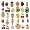 Mezcla de 30 Estilos de Aleación con Goteo de Aceite Dibujos Animados Fruta Piña Fresa Colgante Colgante Pulsera DIY Collar Accesorios de Joyería
