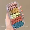 Ligas para el cabello lindas estilo coreano para niños, gomas suaves y muy elásticas para coletas altas de niñas, diademas y accesorios versátiles