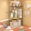 Estante de almacenamiento para mesita de noche de dormitorio, estante de almacenamiento de esquina para litera de dormitorio, estantería de esquina para mesita de noche de estudiante universitario