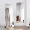 Espejo de Cuerpo Entero, Espejo de Piso a Techo, Espejo para el Hogar, Espejo de Pared, Popular para Dormitorio de Chicas, Espejo Simple Extraíble