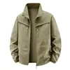 Chaqueta de primavera nueva 2026, ropa de trabajo ligera con capucha para hombre, versátil casual, impermeable, cortavientos, casual para exteriores