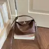 Bolso de hombro individual de moda perezosa estilo coreano personalidad pequeño fresco cuadrado alto bolso pequeño ins moda trabajo desplazamiento bolso cruzado
