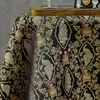 Nueva tela decorativa jacquard con hilo de oro estilo chino de cuenco del tesoro de pavo real, cheongsam vintage, Hanfu, falda de cara de caballo, tela de cojín teñida en hilo