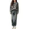 Suéter de Punto Pullover con Estampado de Leopardo Transfronterizo 2026 para Mujer, Nuevo Otoño/Invierno Europeo y Americano Talla Grande Bloque de Color Tejido Jacquard Grueso