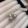 Pendientes de Plata Aguja Zircón Cuadrado Pendiente Nicho Lujo Ligero Gama Alta Versátiles Pendientes de Moda Exquisito Diseño Pendientes para Mujer