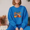 Sudadera de Cuello Redondo de Comercio Exterior Transfronterizo con Estampado de Café de Calabaza, Artículo de Venta al por Mayor de la Lista de Deseos de Amazon, Producto de Temu