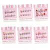 Uñas Portátiles para Niños, Pegatinas de Uñas Dulces y Lindas para Niñas Pequeñas, Decoración Estéreo, Regalo de Arte de Uñas de Princesa para Niñas