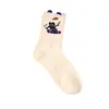 Calcetines a Media Pantorrilla, Calcetines Divertidos de Dibujos Animados para Mujer, Delgados Estilo Primavera y Otoño, Versión Coreana de Moda, Calcetines Largos, Estilo Japonés Lindo, Verano