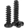 Tornillo Autorroscante Cabeza Redonda Cola de Corte Chapado en Zinc Negro Pt Acero Inoxidable 201 Tornillo Cabeza de Lenteja Cola Fresada M2.3/M2.6/M3/M4