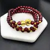 Pulseira de Granada Imitação Pulseira de Flor Pulseira de Âmbar Imitação de Cera de Abelha Pulseira Feminina com Concha