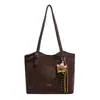 Bolsa Melard Vintage Feminina 2025 Inverno Versátil Bolsa de Ombro Bolsa Tote de Grande Capacidade Bolsa Fosca de Alta Qualidade