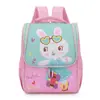 Mochila de jardín de infantes para niños pequeños, linda bolsa de doble hombro de dibujos animados, bolsa espacial para niños de 3 a 7 años, adorable mochila pequeña, transfronteriza
