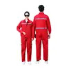 Conjunto de Roupa de Trabalho para Primavera e Outono com Tiras Refletivas, Calça Lateral com Múltiplos Bolsos, Reparo Automotivo, Equipe de Estaleiro, Roupa de Trabalho para Construção, Vestuário de Proteção do Trabalhador