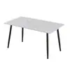 Mesa de Jantar de Ardósia de Luxo Nórdico para Casa Apartamento Pequeno Moderna Simples Fornecedor Direto Fábrica Vários Tamanhos de Mesa