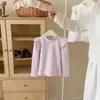 Camiseta básica de manga larga con volantes para niña, nueva para primavera y otoño, cuello medio alto, color liso, top cálido para bebé, ropa de algodón engrosada para niños