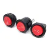 Interruptor basculante Kcd1 Alta corriente 3A-30A Redondo de 2 pines 10A Interruptor para barco Interruptor de encendido de 2 velocidades 3 velocidades X20