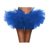 Falda Tutú Negra para Dama de 5 Capas, Adecuada para Danza, Correr, Cosplay de Halloween