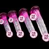 Copo de sucção pênis artificial pequeno médio e grande tamanho vibrador jj feminino cristal transparente masturbador manual brinquedos sexuais
