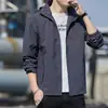 Jaqueta fina esportiva corta-vento casual de nova estilo para primavera e outono para casais