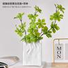 Vaso de papel plissado estilo creme, enfeites avançados para sala de estar, arranjos florais, mesa de jantar, mesa de centro, flores de mesa, conjunto de flores hidropônicas