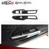 Adecuado para Ford 24 Mustang Decoración Modificada de Elevación de Cristal Adhesivos de Recorte de Reposabrazos Interior de ABS