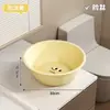 Cubo de agua portátil, artículos esenciales para dormitorio estudiantil para el inicio del año escolar, set de tocador, artículos para dormitorio, vaso para cepillo de dientes, cesta de almacenamiento para ducha y baño