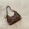 Bolsa de Axila Grande Capacidade Moda Retrô para Mulheres 2026 Nova Moda Bolsa Transversal de Ombro Único Mochila Tote para o Dia a Dia