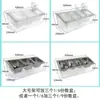 Bandejas de Porción de Plástico para PC con Tapas para Uso Comercial, Bandejas Transparentes de Grado Alimenticio para Selección de Buffet Hot Pot, Cuidadosamente Seleccionadas