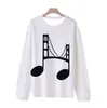 Camiseta de Manga Larga con Estampado de Elefante en Línea Minimalista, Top Redondo de Manga Larga Artístico y Creativo para Mujer