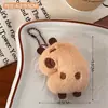 Novo Pingente de Boneca de Pelúcia Fofa Boneca Desenho Animado Menina Corrente para Pendurar Broche de Porquinho da Índia Pequeno Joias Atacado