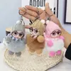 Llavero de Muñeca Peluche Nuevo Lindo de Ojos Grandes Bufanda Muñeca Elfo Colgante para Bolso Regalo para Estudiantes Adorno para Mujeres