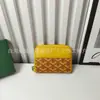 Cartera de cremallera larga transfronteriza con patrón de diente de perro, nueva y moderna bolsa con cremallera, monedero multifuncional, bolso para teléfono unisex, Goya