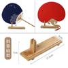 Nanzhu suporte de ventilador redondo suporte de ventilador dobrável chinês suporte de ventilador de plástico destacável bordado exibição de ventilador de palácio base de suporte de madeira maciça