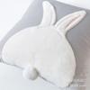 Almohada personalizada DIY, bonita almohada de conejo estilo Ins para dormitorio, sofá, almohada bordada tridimensional para cintura de coche.