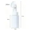 Botella de Espuma para Desinfectante de Manos de Plástico para Mascotas 200-350ml Blanca Tipo Prensa Botella para Limpiador Facial Botella Espumosa para Mousse Limpiador