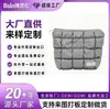 Bolsas de Cosméticos de Algodón a Cuadros Grises de Moda, Todo Tipo de Bolsas, Logo Personalizado, Comercio Nacional y Extranjero OEM, Procesamiento OEM