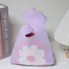 Bolsa Tejida para Dulces de Boda Souvenir de Cumpleaños de Bebé Bolsa Tejida Bolsa de Regalo para Vacaciones Bolso de Regalo para Fiesta de Primer Cumpleaños de Niños