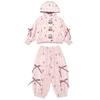 Traje Casual para Niñas Otoño 2025 Nuevo Lindo Conjunto de Dos Piezas con Capucha para Niñita Ropa Deportiva Infantil de Primavera y Otoño