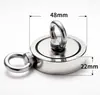 Suministro Directo desde Stock Imán de Rescate Potente de Doble Cara para Aguas Profundas Anillo Colgante Redondo Grande Imán de Ventosa Magnética Fuerte para Aguas Profundas