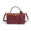 Bolso Caja de Gama Alta Estilo Chanel, Nuevo Neceser de Mano, Bolso Tejido de Moda, Bolso Pequeño Cuadrado Cruzado de Hombro Único para Mujer