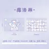 Porta-Cartões Laser Colorido Sanrio Bolsa Pequena Impermeável Transparente de PVC para Cartão de Ônibus Cartão de Identidade Bolsa de Acessórios