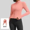 Novedad de Otoño para Mujer, Ropa de Yoga Ajustada Adelgazante de Manga Larga para Uso en Exteriores, Chaqueta Deportiva para Correr, Fitness, Yoga