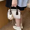 Bolsa de Mão Color Blocking Estilo Coreano Transfronteiriça para Mulheres 2026 Nova Bolsa de Ombro Casual Versátil para Viagem e Compras Bolsa Transversal