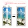 Pegatinas de Puerta Autoadhesivas Transfronterizas con Ciervo Estilo Chino, Pegatinas de Pared Removibles para Renovación de Casa de Alquiler, Venta al por Mayor por Fabricante, Dropshipping