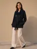 Abrigo de Lana Doble Cara Otoño/Invierno 2026 Talla Petite Abrigo Chaqueta de Lana de Doble Botonadura 100% Cachemir